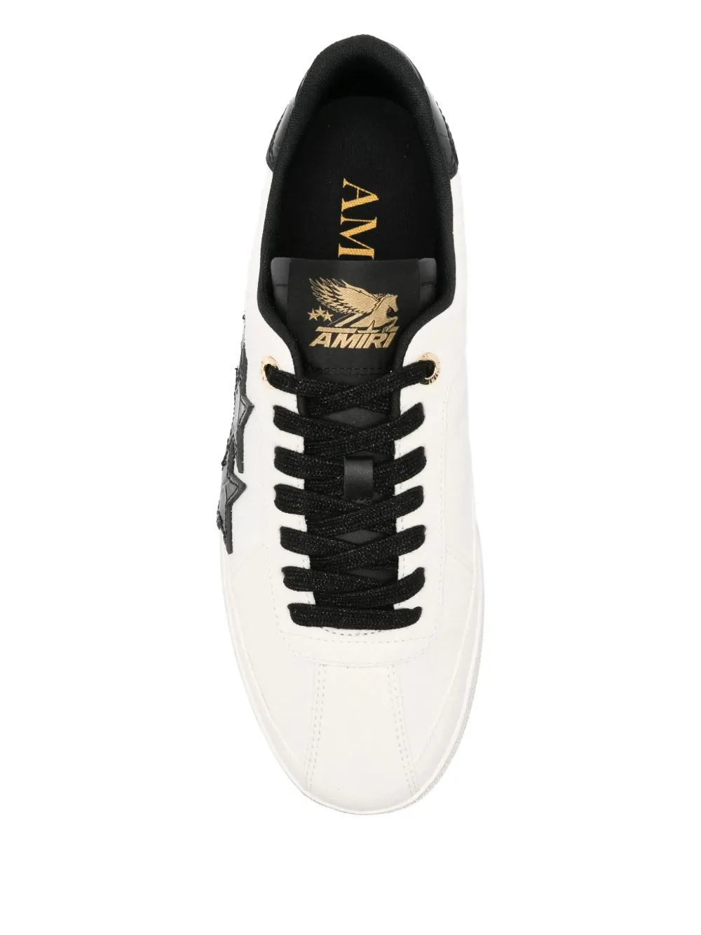 AMIRI Leren sneakers met ster-patroon Wit