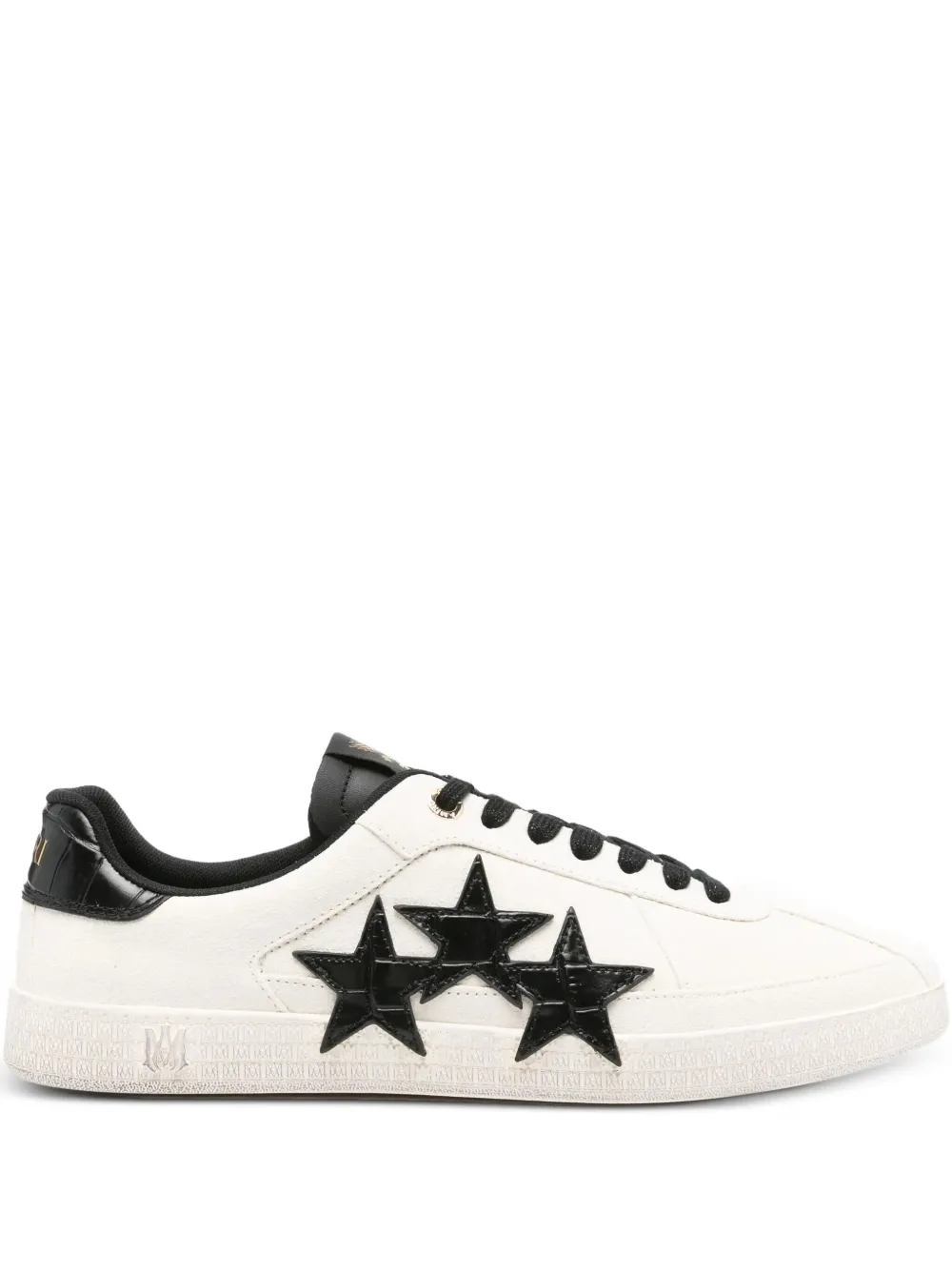 AMIRI Leren sneakers met ster-patroon Wit
