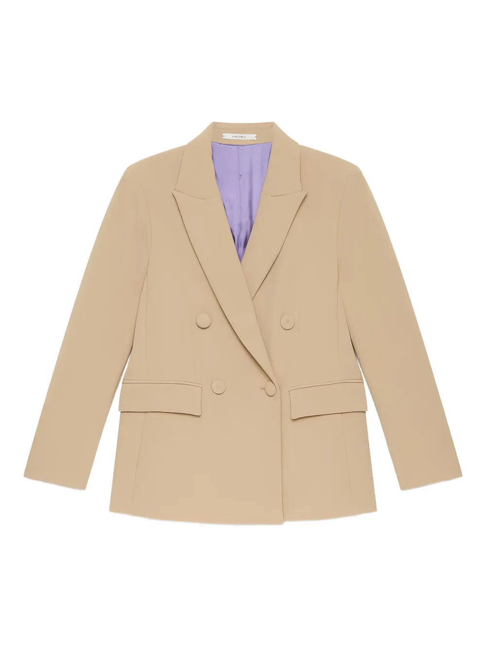 Maliparmi Cady Double-breasted Blazer In Brown