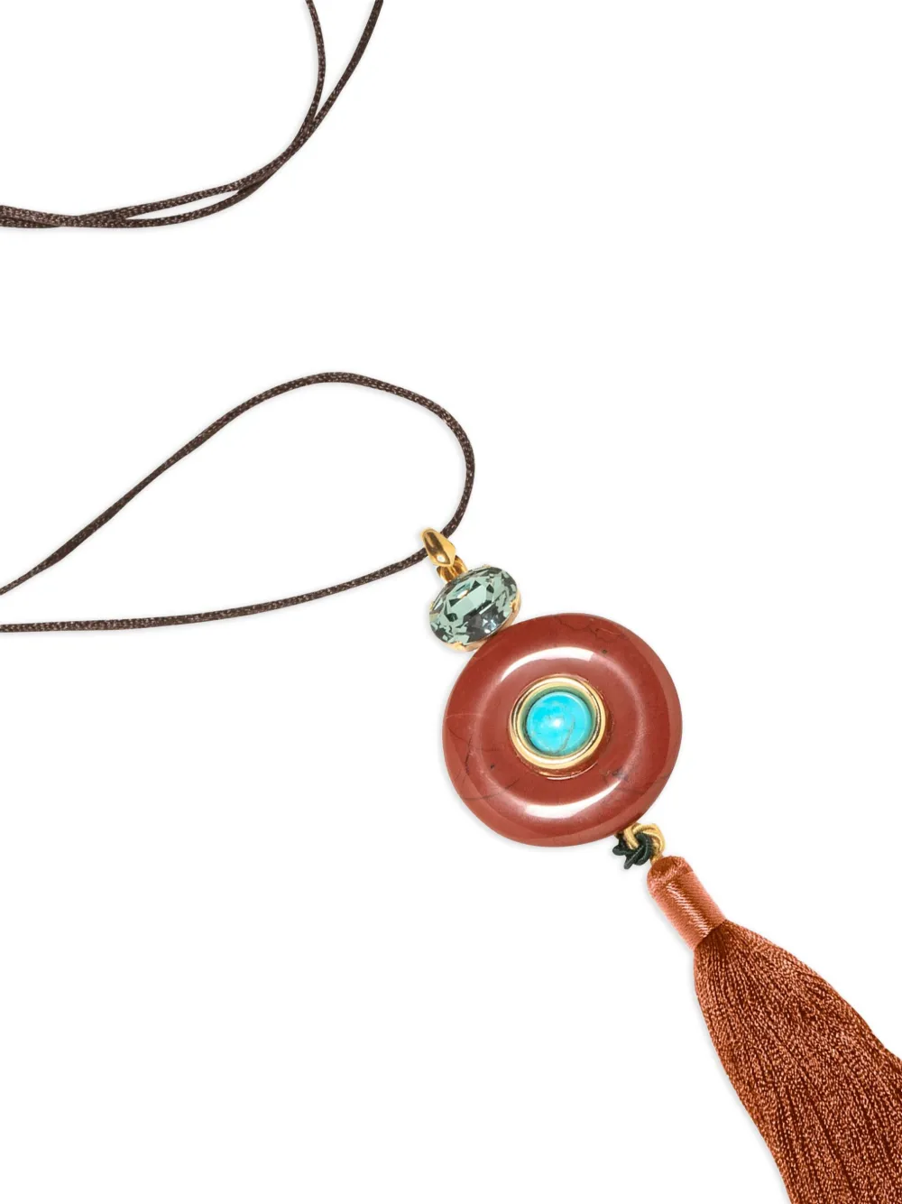 Jennifer Behr Arizona Tassel Necklace In Blue