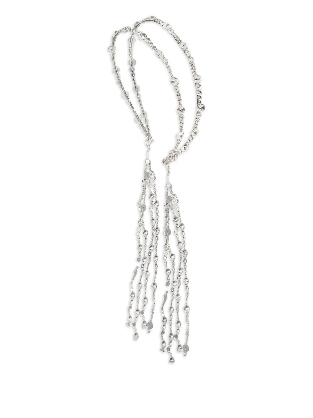 Jennifer Behr Beaded Loretta Headband In Metallic