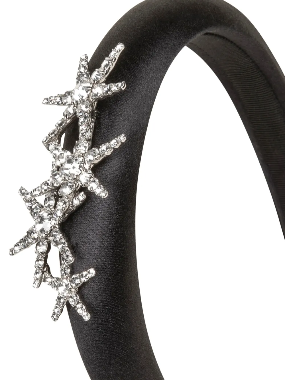 Jennifer Behr Star-embellished Vespera Headband In Black