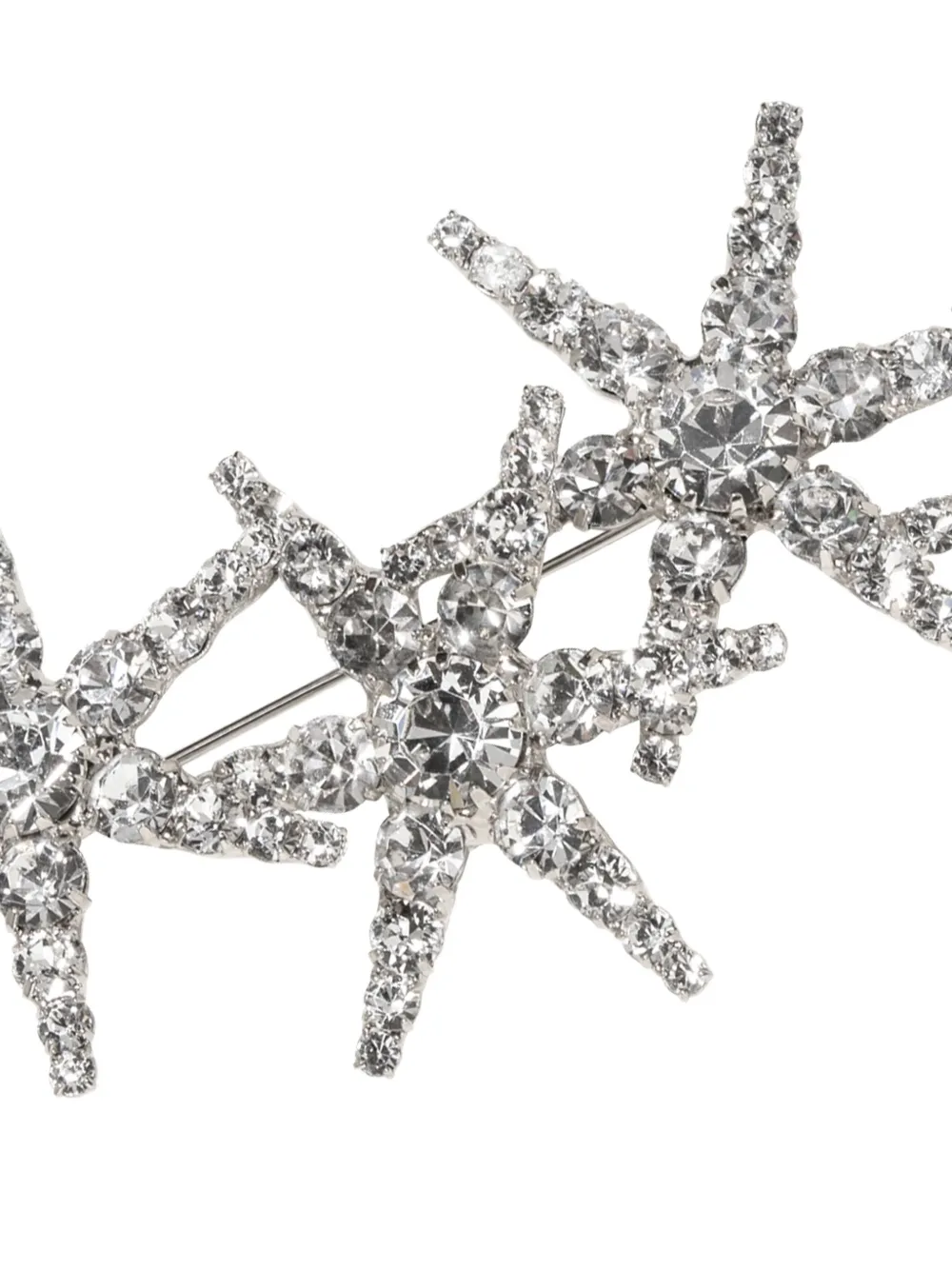 Jennifer Behr Vespera haarspeld met kristallen en ster Zilver