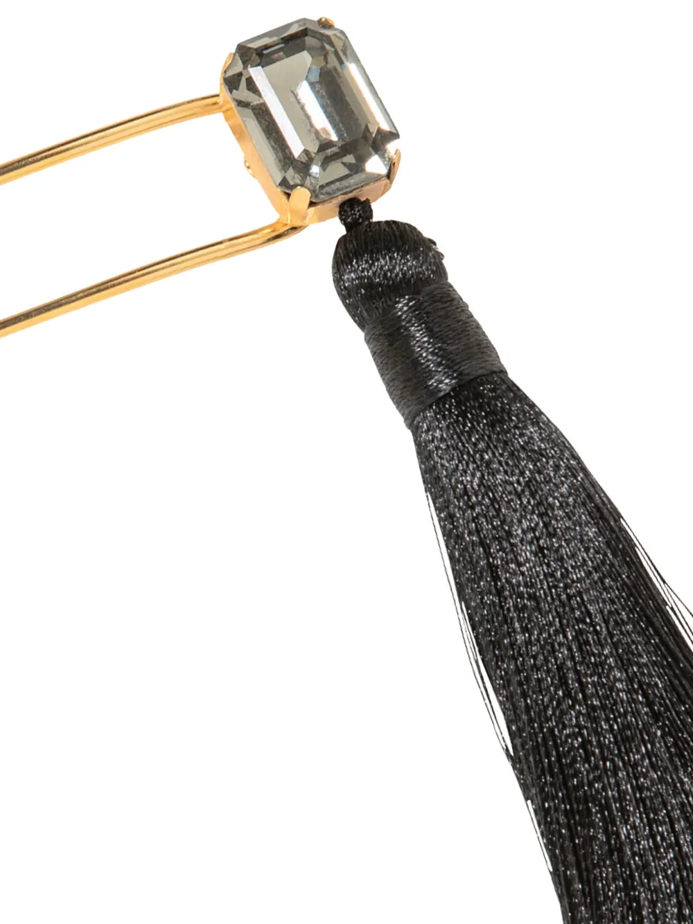 Jennifer Behr Tassel Francine Hair Clip In Gold