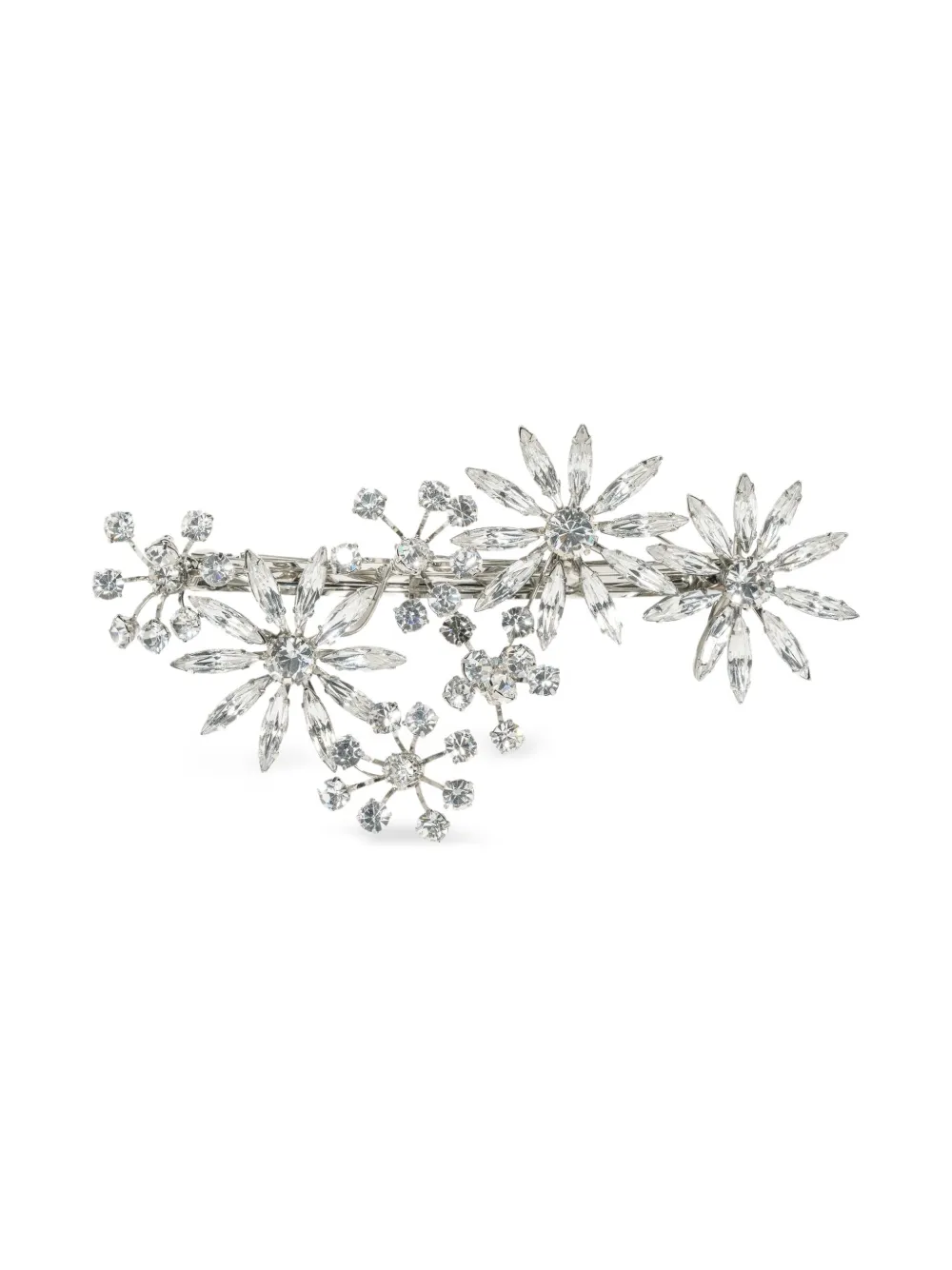 Jennifer Behr Crystal Celestial Brooch In Silver