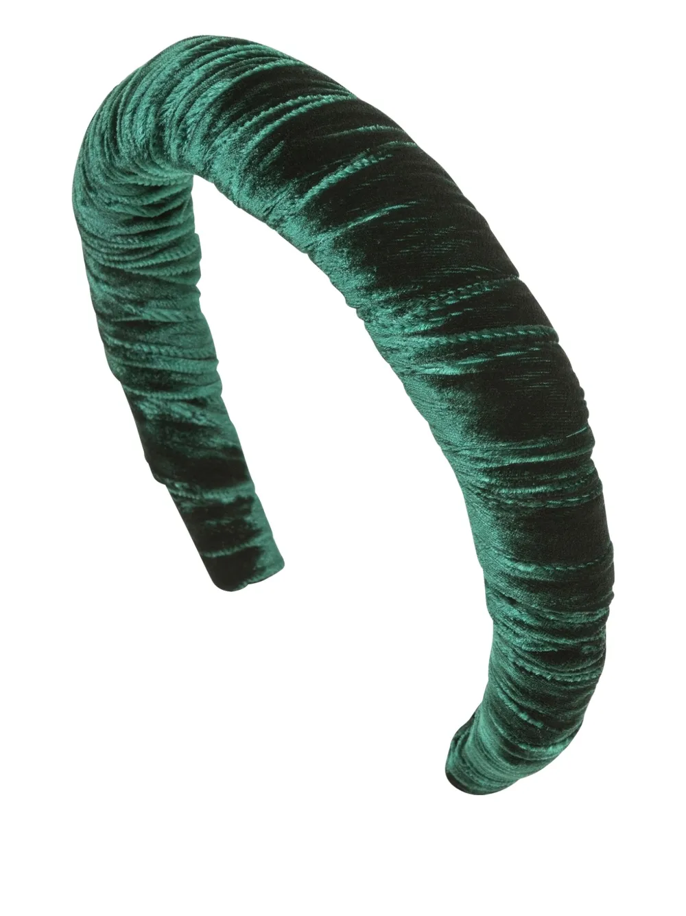 Jennifer Behr Velvet Irene Headband In Green