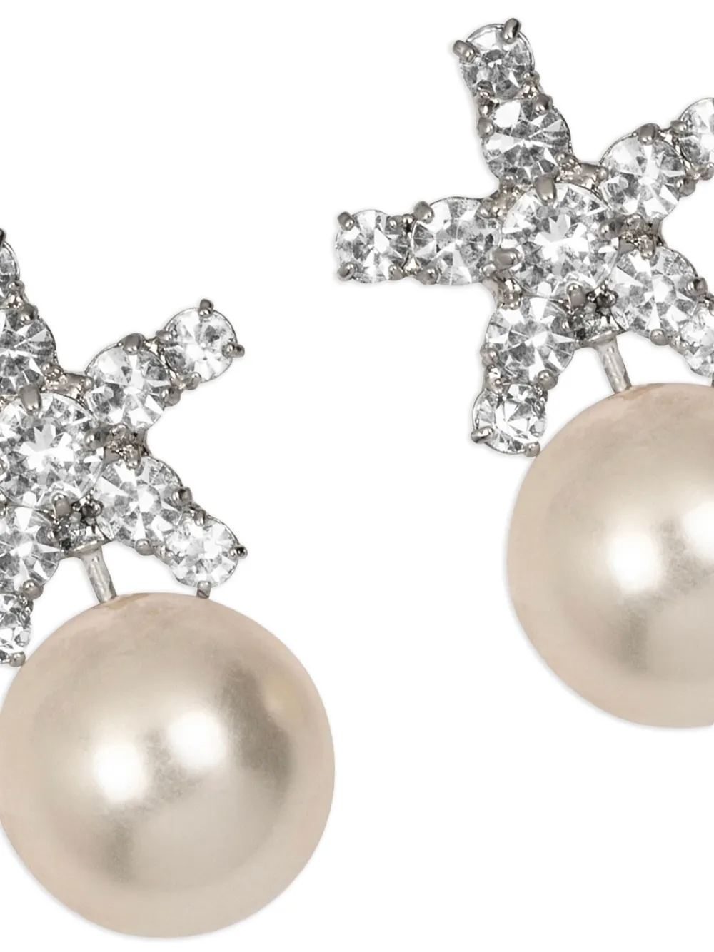 JENNIFER BEHR NOVELLA CRYSTAL PEARL EARRINGS