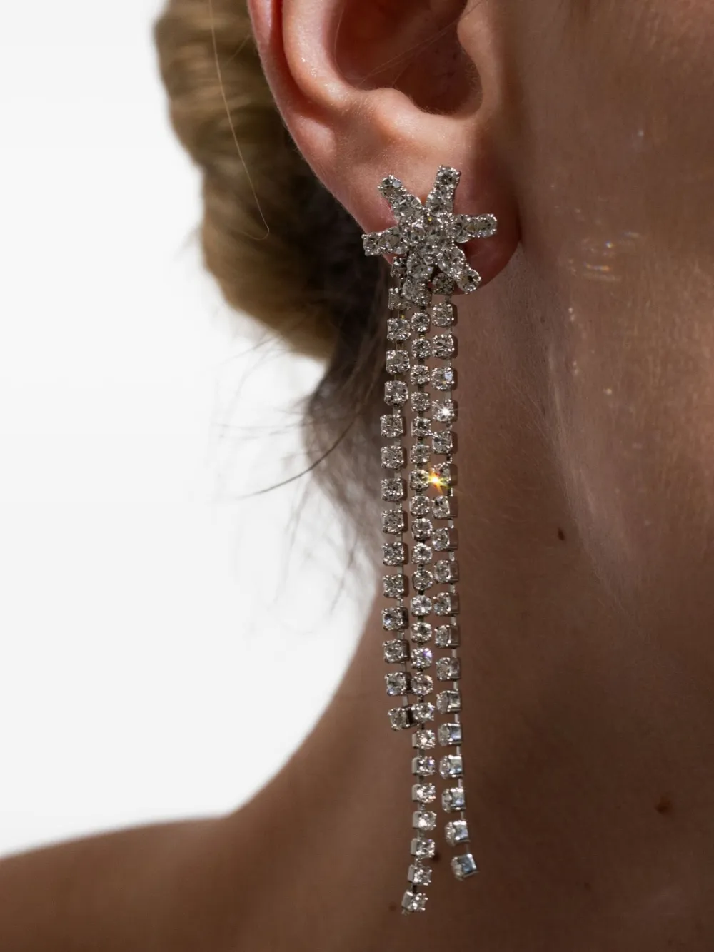 Jennifer Behr Zelda oorbellen met ster - Zilver