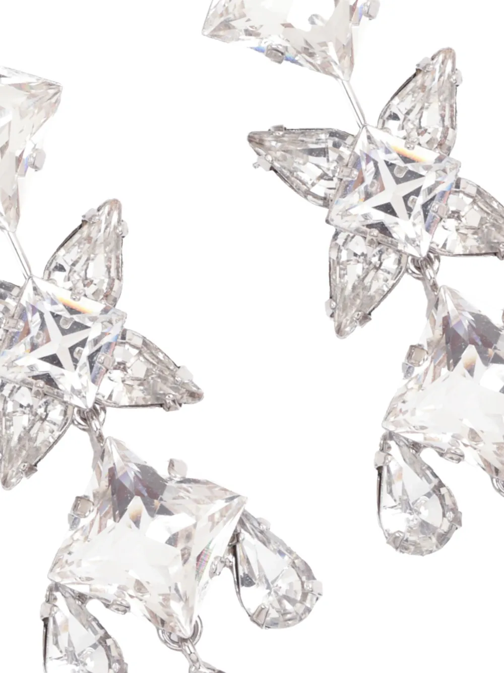 Jennifer Behr Raina Crystal Earrings - Silver 