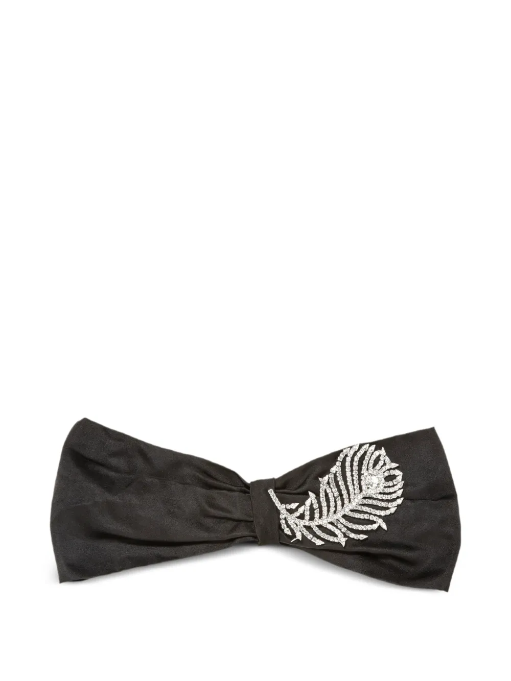 Jennifer Behr Feather-motif Headband In Black
