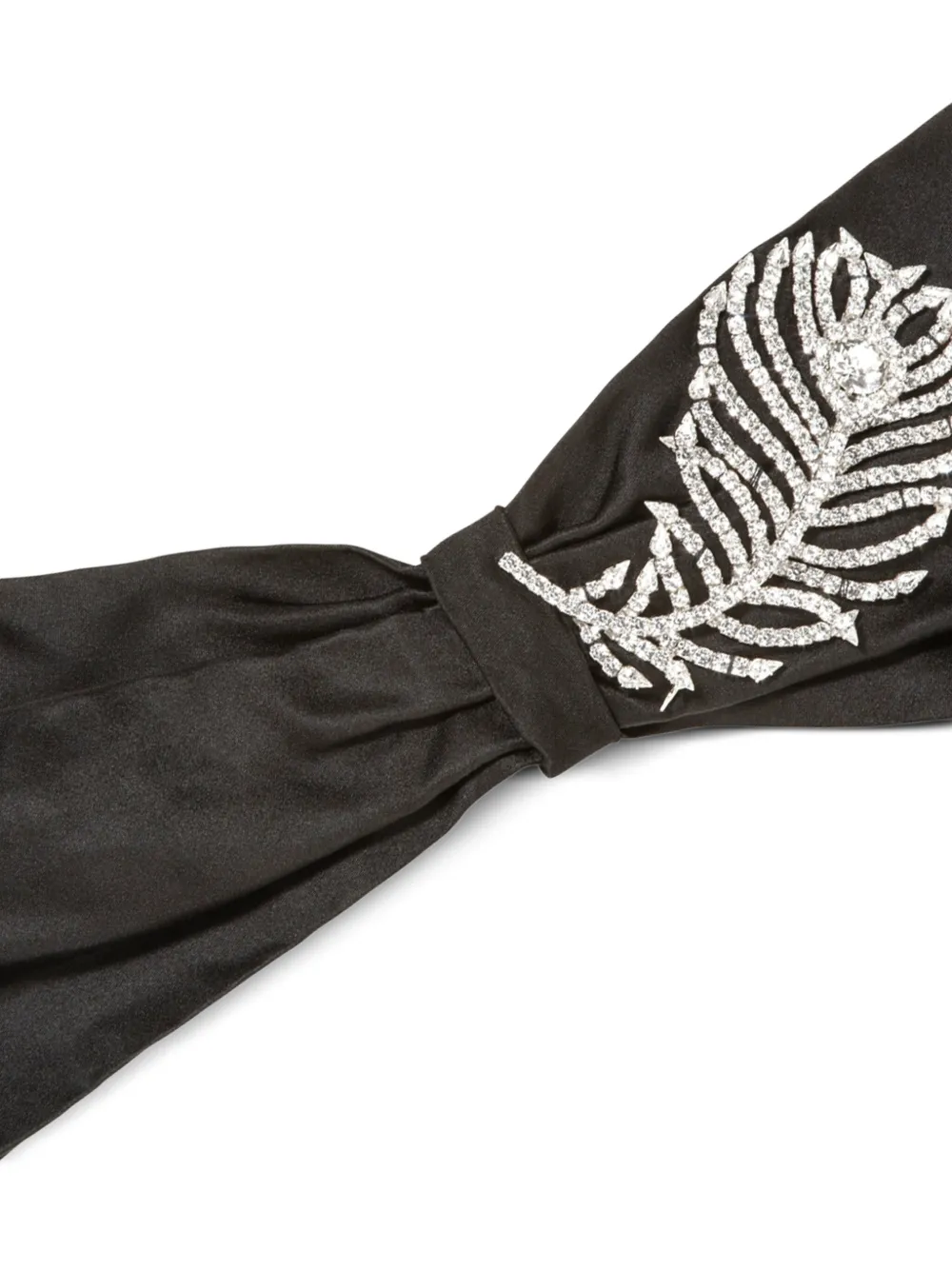 Jennifer Behr Feather-motif Headband In Black