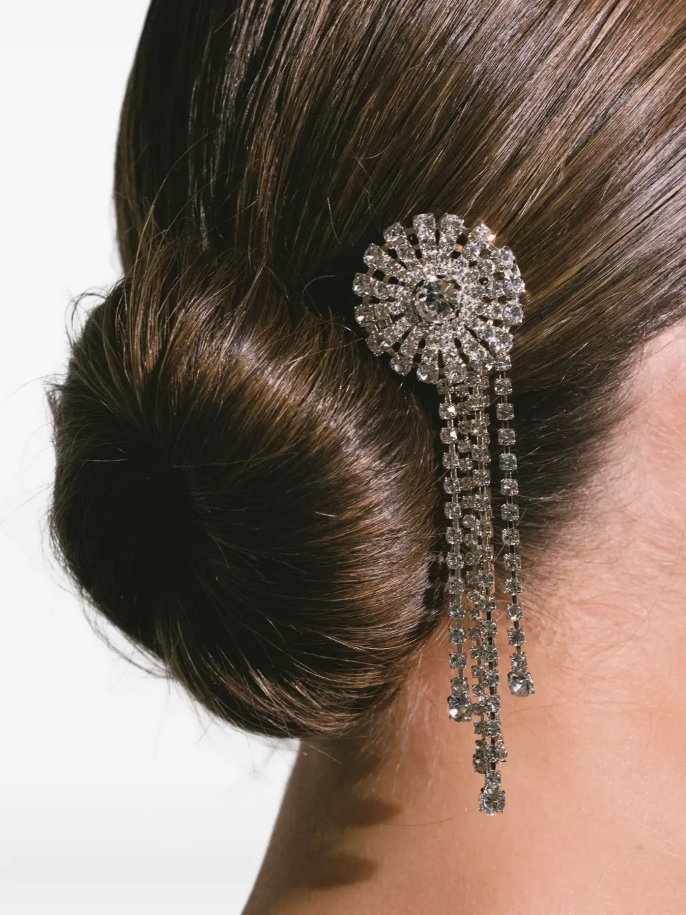 Jennifer Behr Zelina haarspeld met kristallen Zilver