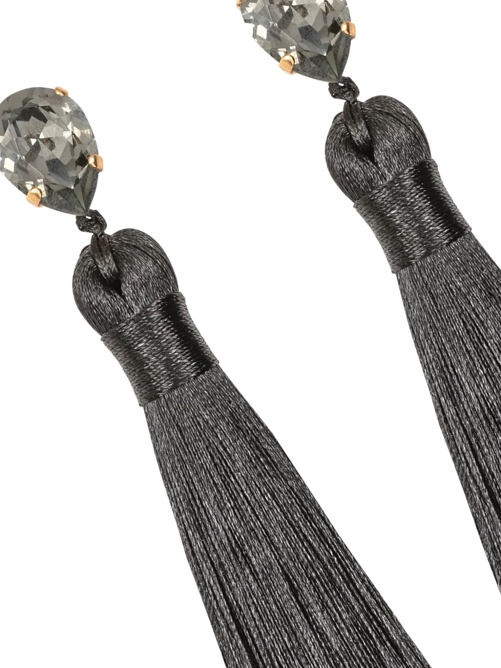 Jennifer Behr Tassel Francine Earrings In Brown