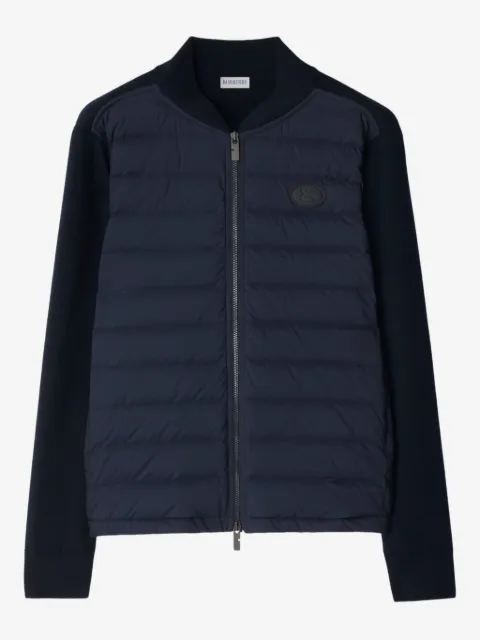 Burberry quilted nylon and wool jacket
