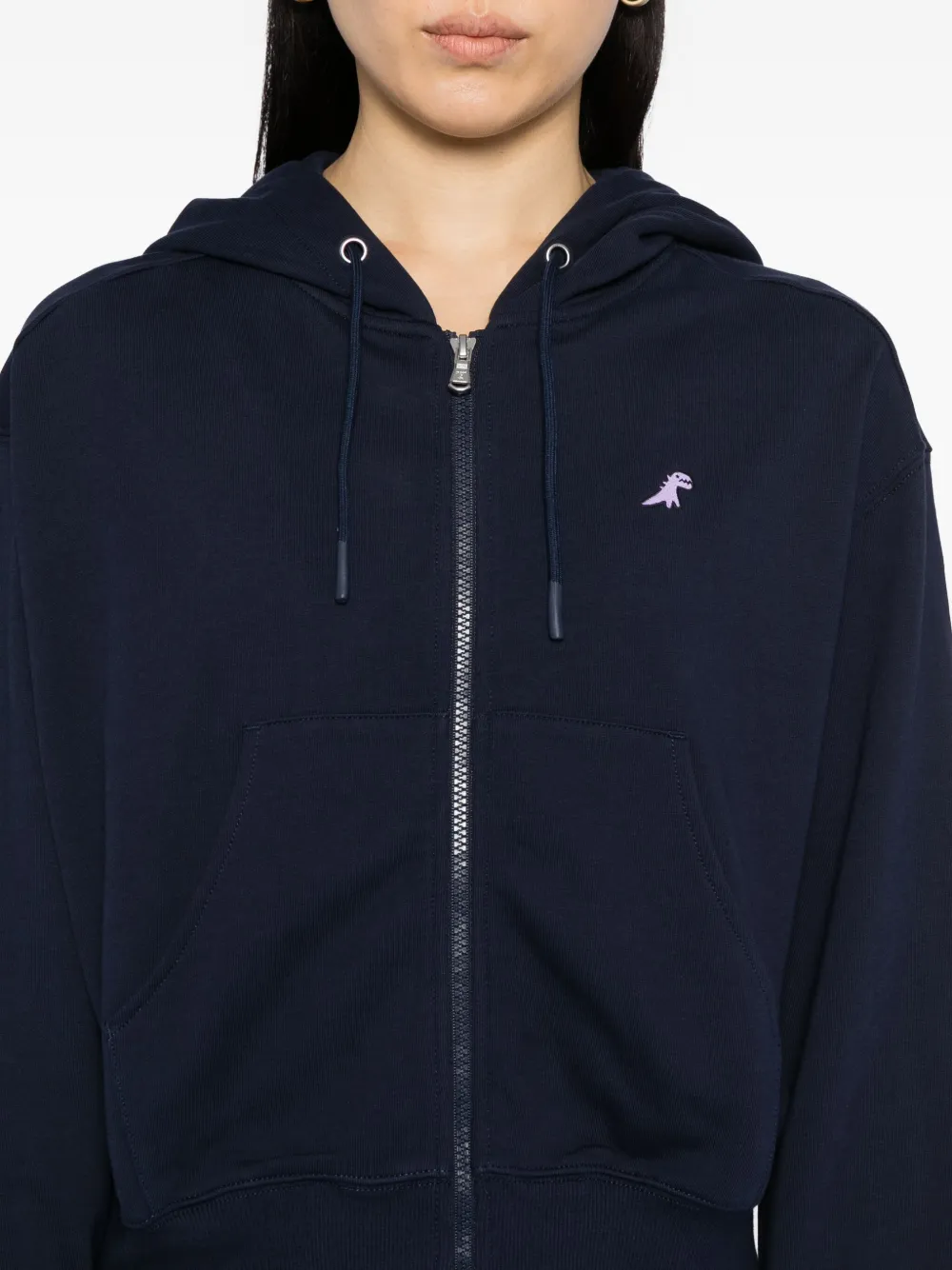 SPORT b. by agnès b. Hoodie met Dino-borduurwerk Blauw
