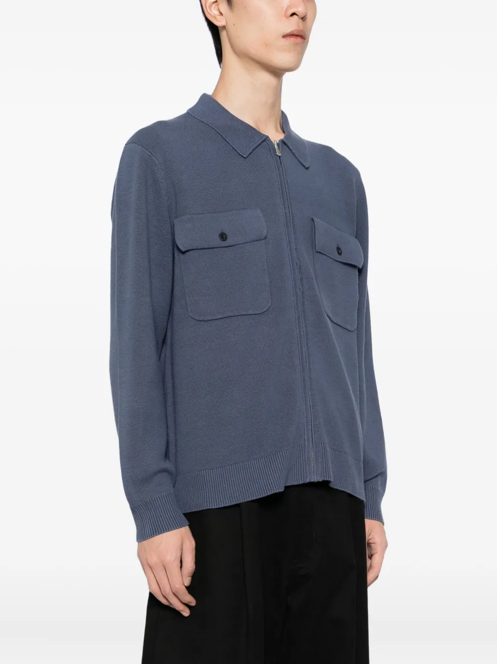 SPORT b. by agnès b. Vest met logopatch Blauw