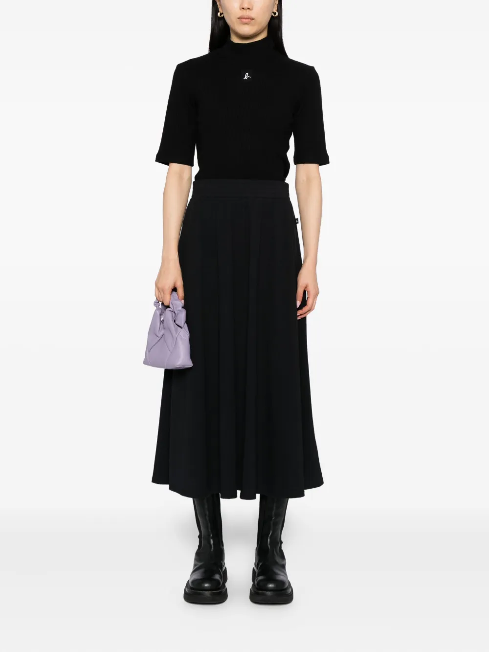 Agnès B. Milaine Skirt In Black