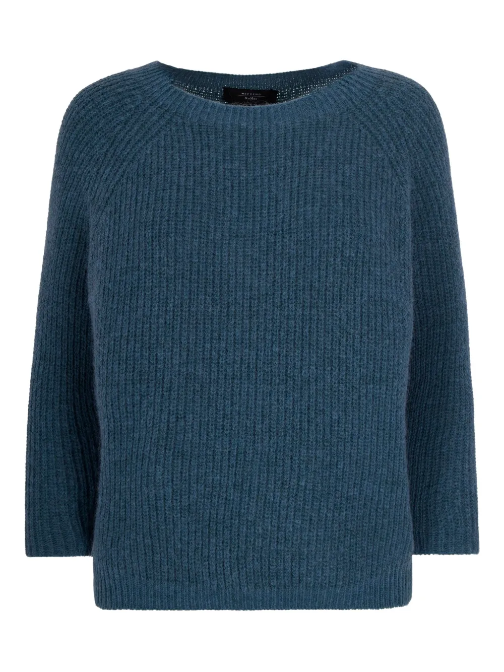 Max Mara Round-neck Sweater In Blue