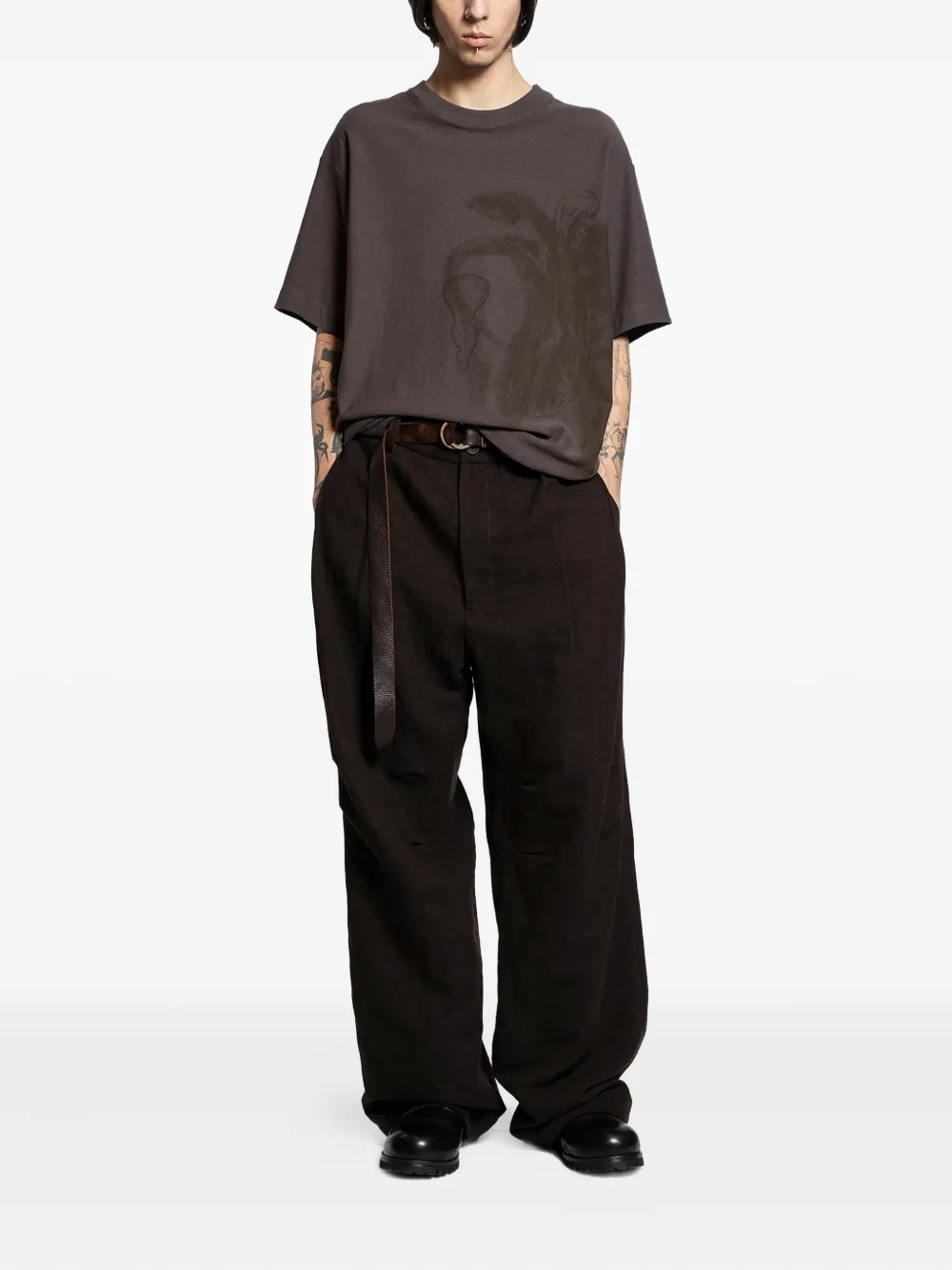 Ziggy Chen print T-shirt - Bruin