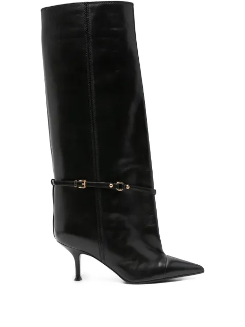 Lella Baldi buckle-strap knee-high boots