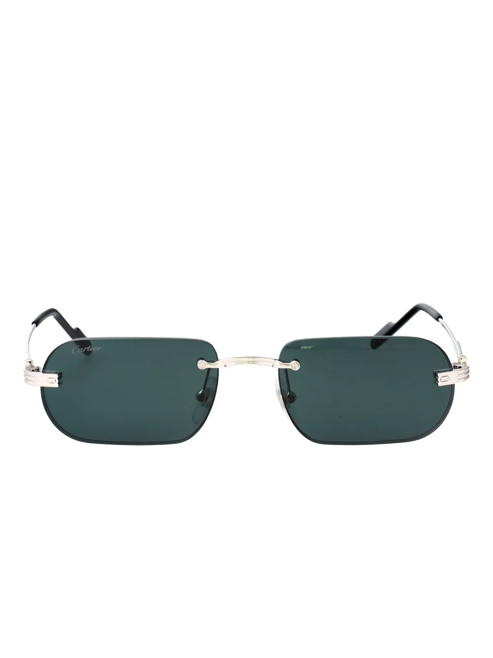 Cartier Eyewear rectangle sunglasses - Argento