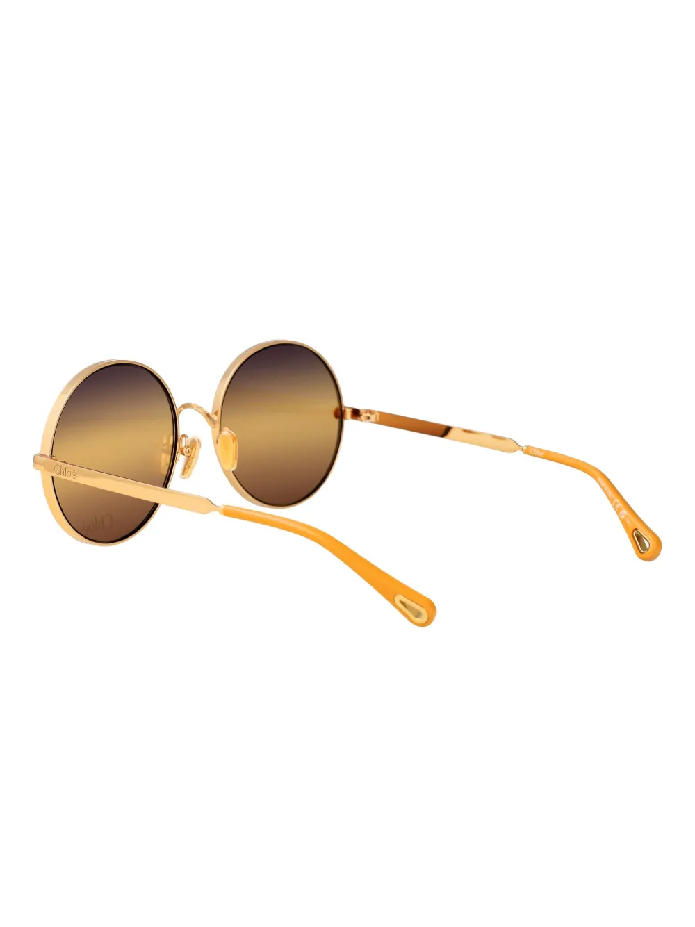 Chloé Eyewear Aly zonnebril met rond montuur Goud