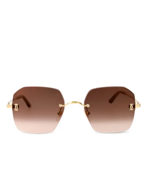 Cartier Eyewear geometric sunglasses