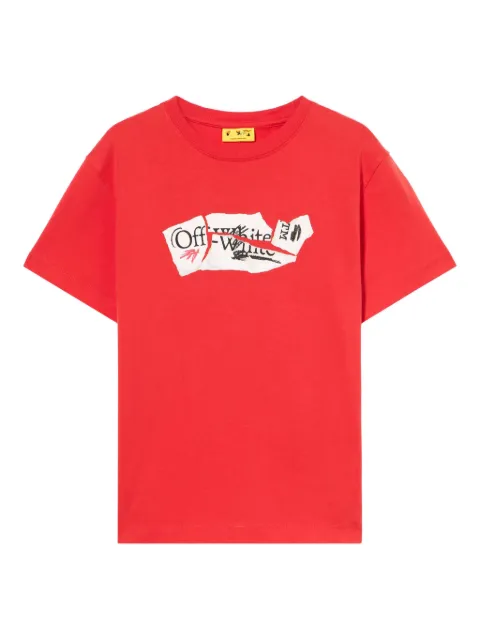 Off-White Kids playera Arrow Collage