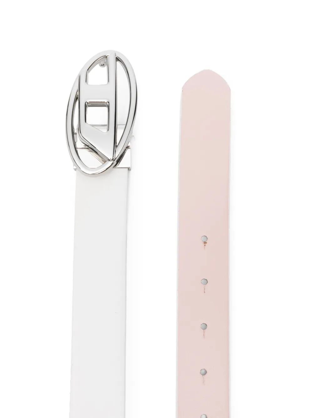 Diesel Gespriem met logo Wit