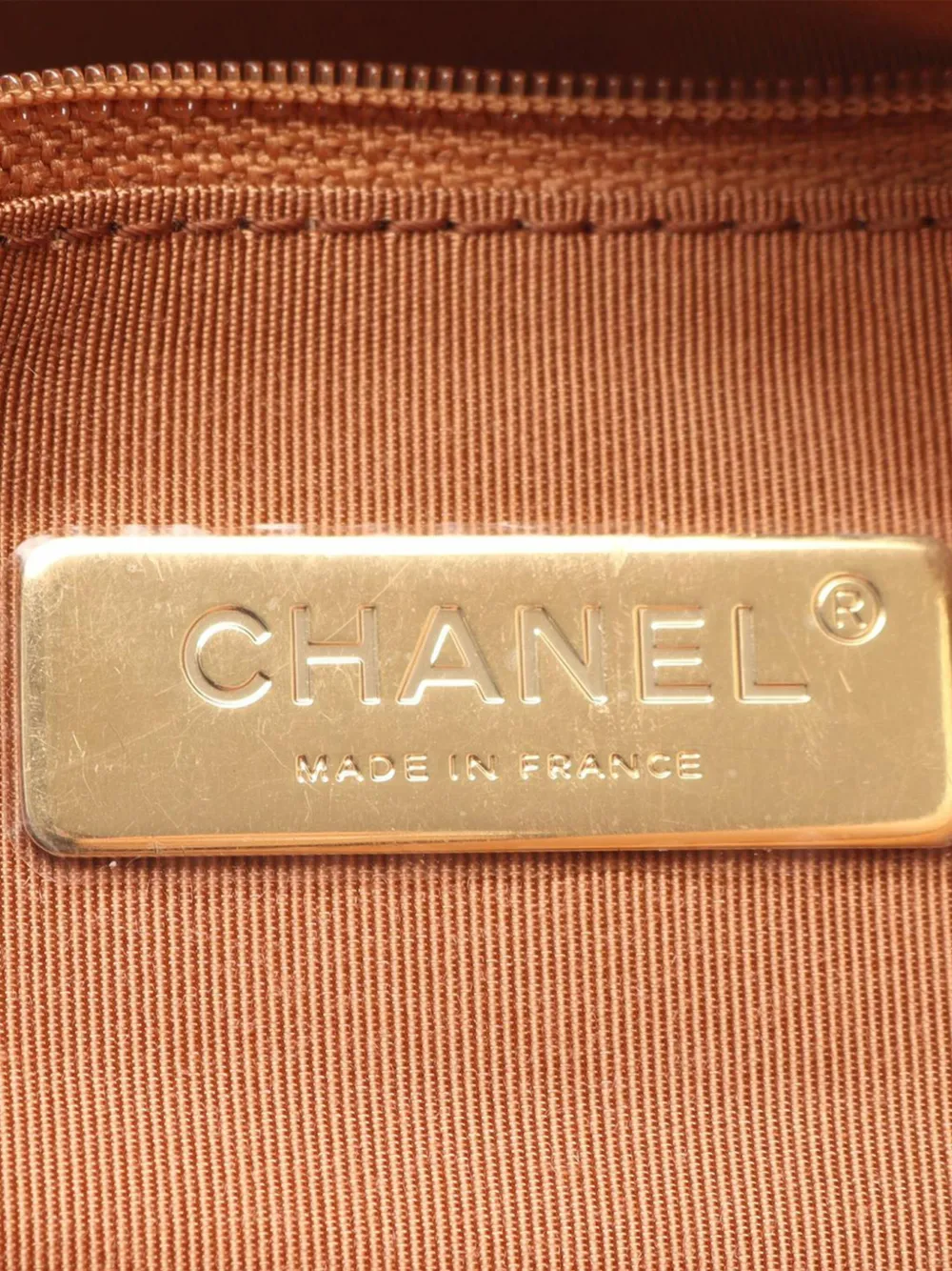 Pre-owned Chanel 2021-2025 Maxi Lambskin 19 Flap Satchel In Brown