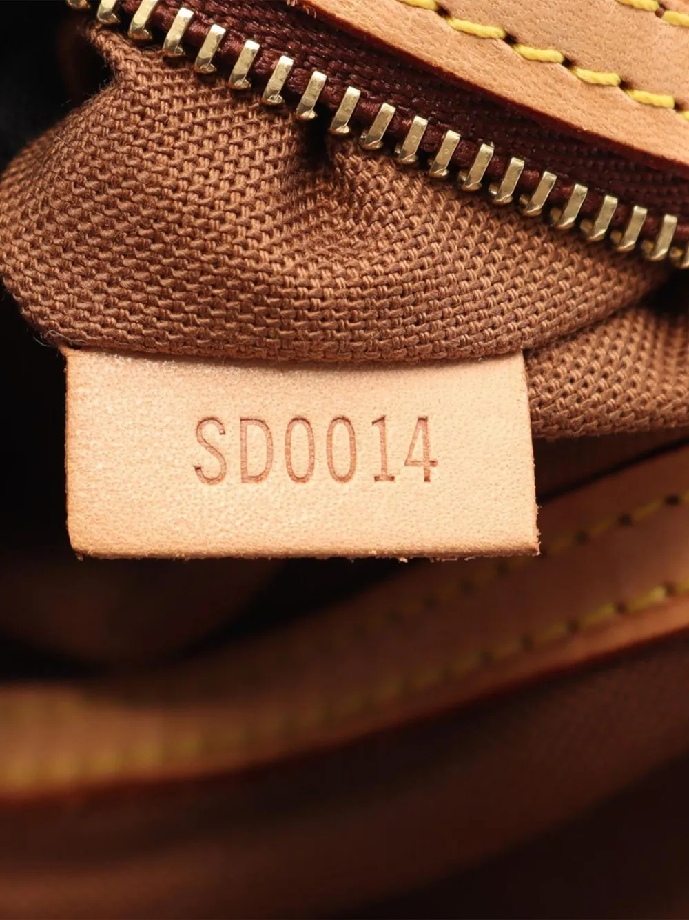 Pre-owned Louis Vuitton 2004 Monogram Mini Looping Shoulder Bag In Brown