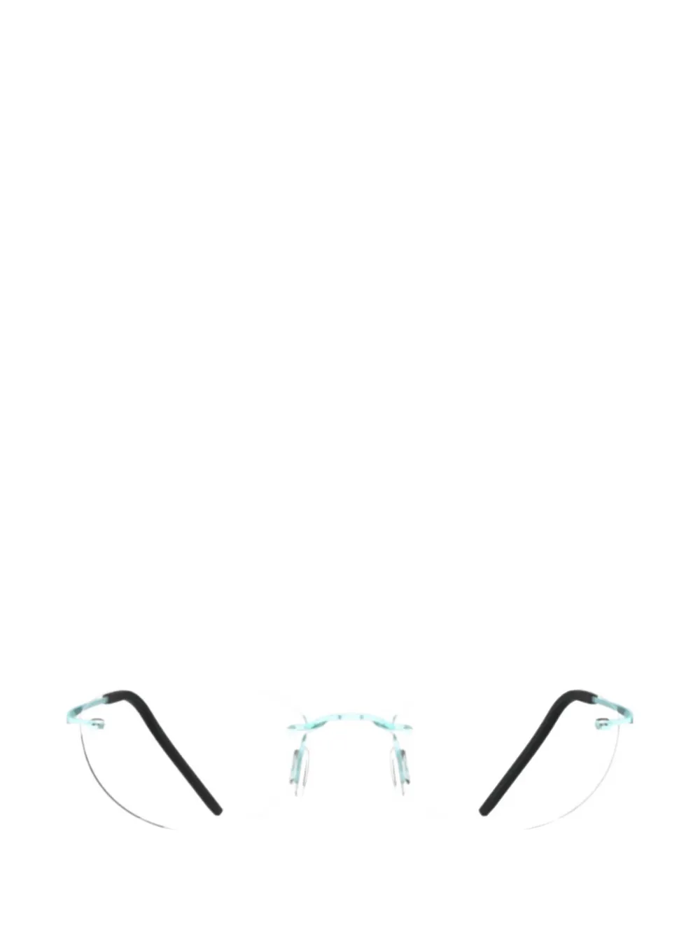 Blackfin Aero Loop 椭圆形框眼镜 In Blue