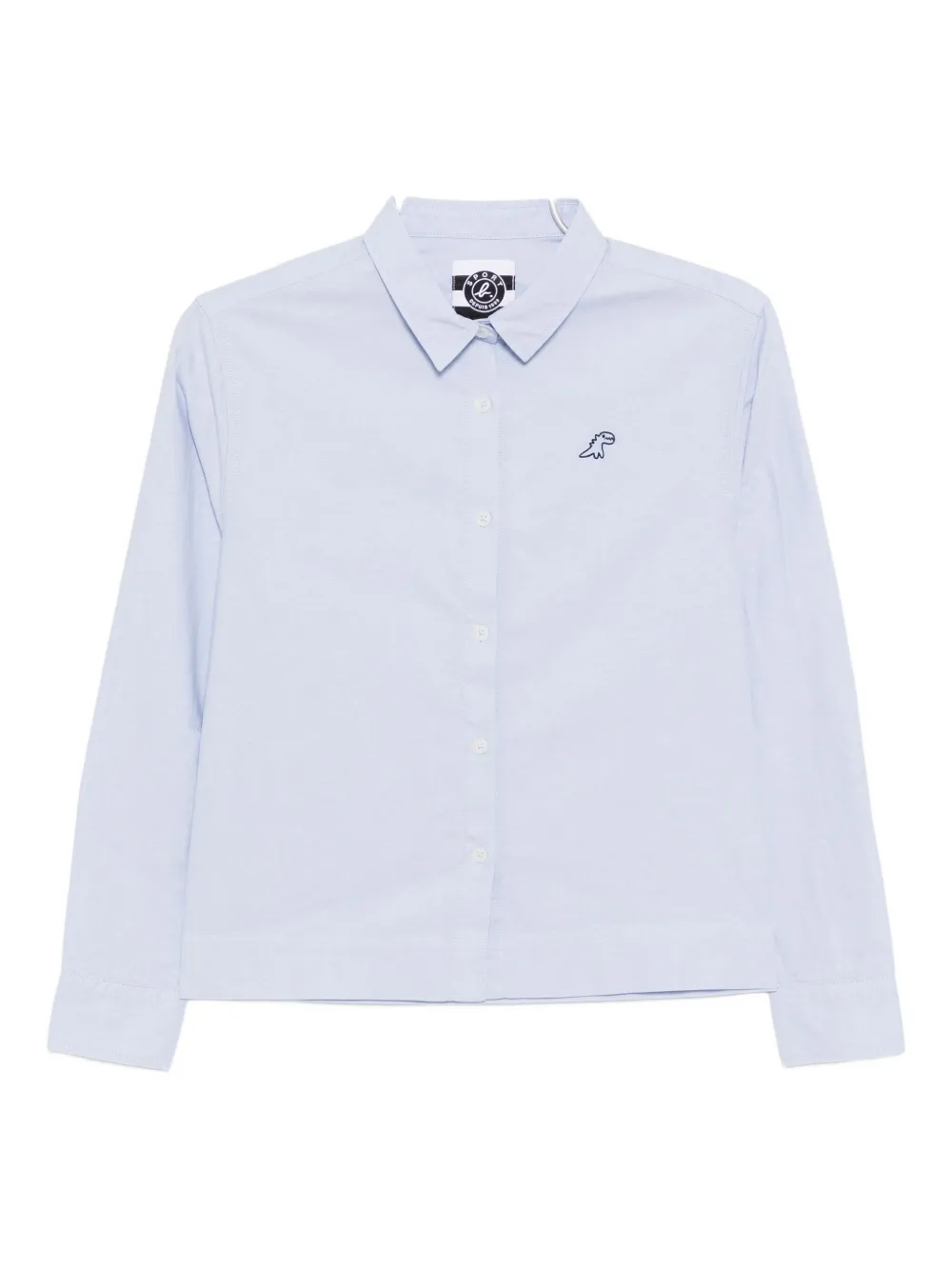 Sport B. By Agnès B. Dino-embroidered Shirt In Blue