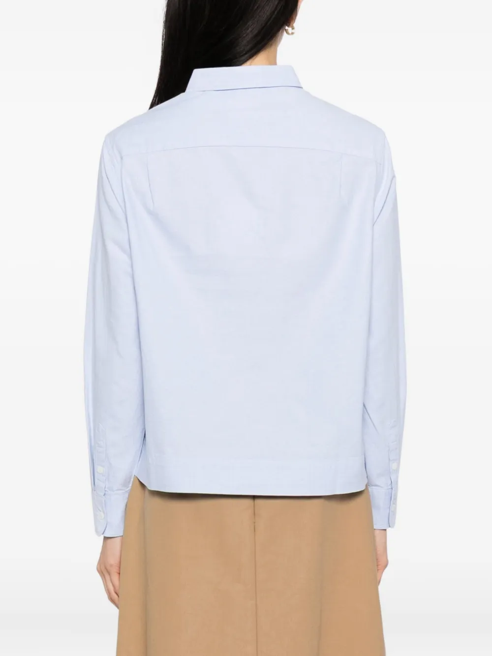 Sport B. By Agnès B. Dino-embroidered Shirt In Blue