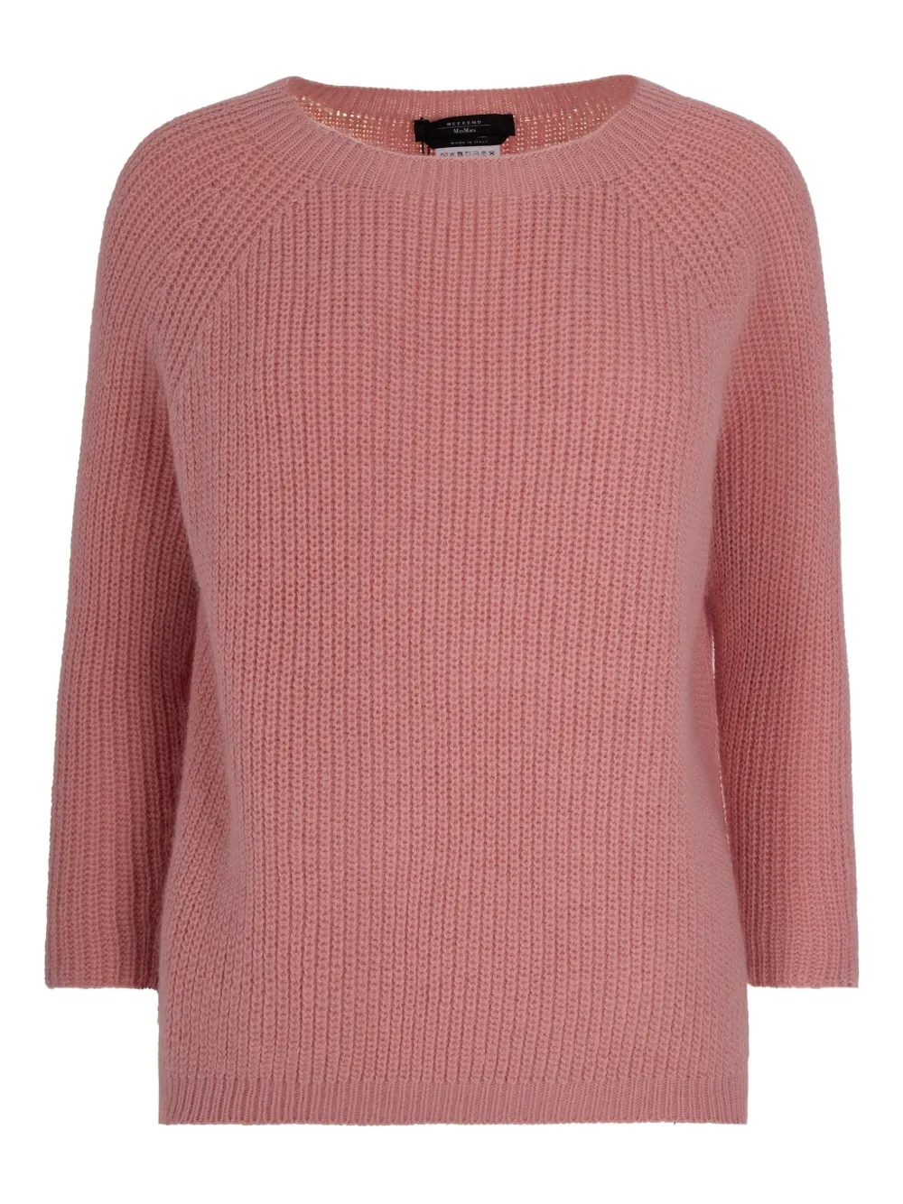 Max Mara Crew-neck Sweater In Pink