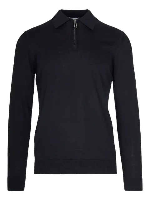 Paolo Pecora virgin wool zip-up polo shirt