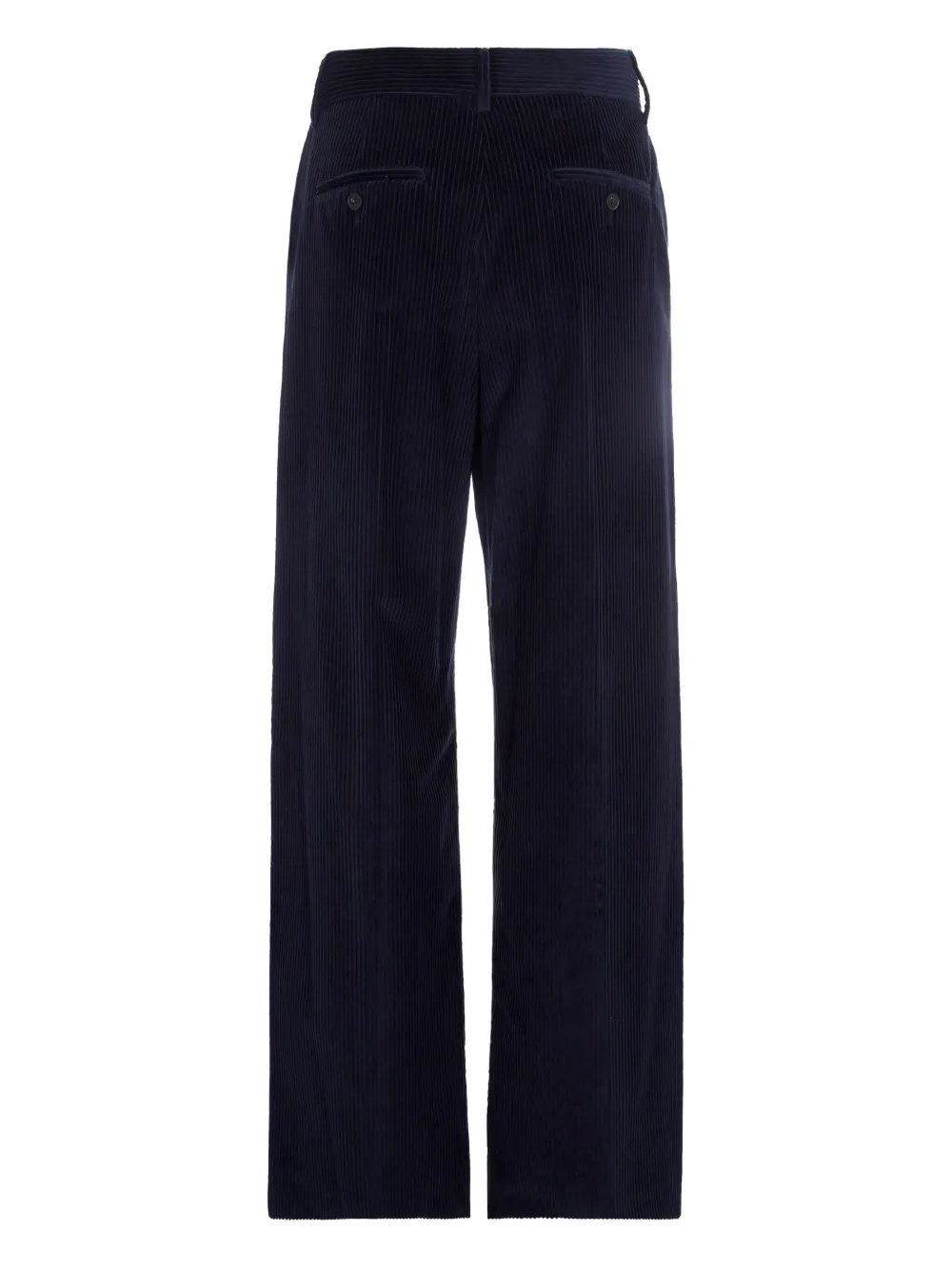 Max Mara Ribfluwelen straight broek - Blauw