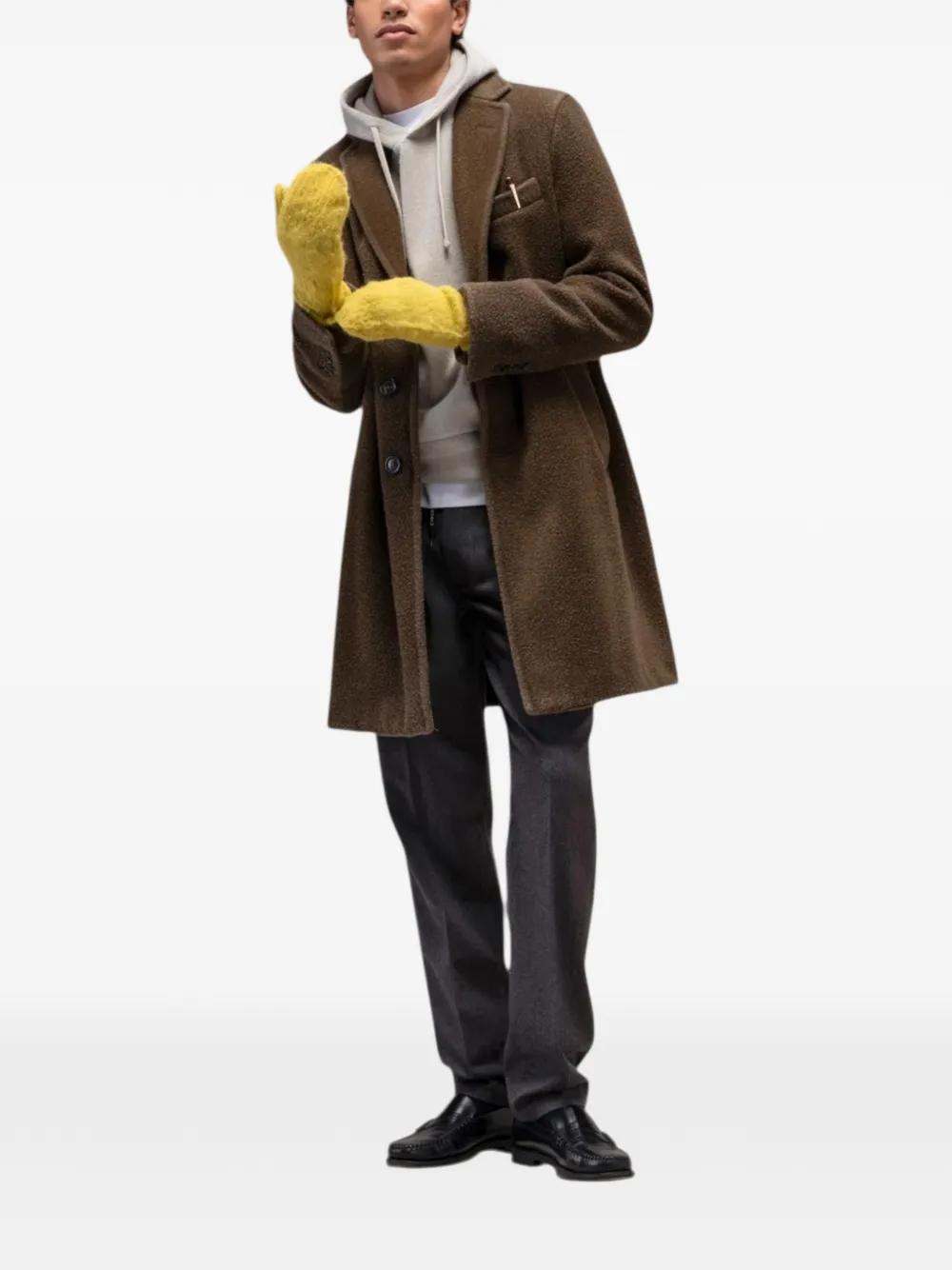 Circolo 1901 buttoned coat | Brown | Image 1