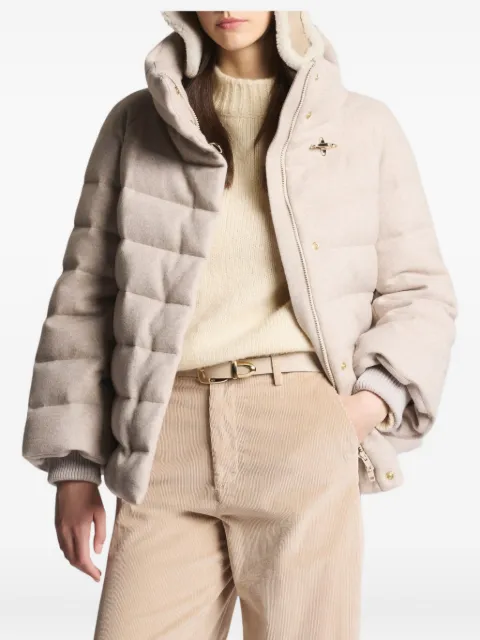 Fay jersey puffer jacket