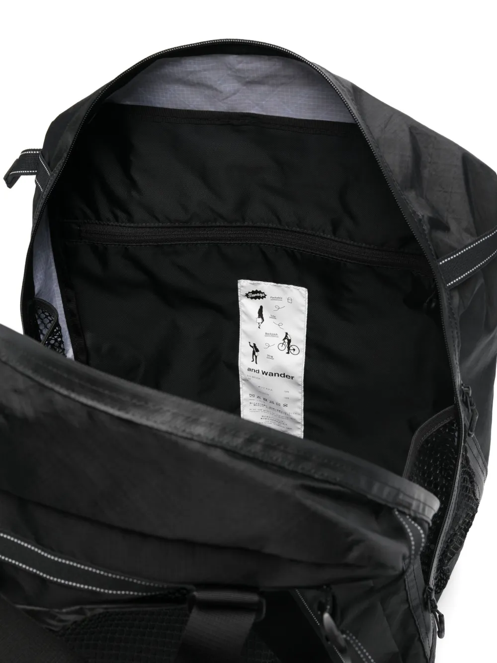 and Wander Ecopak shopper Zwart