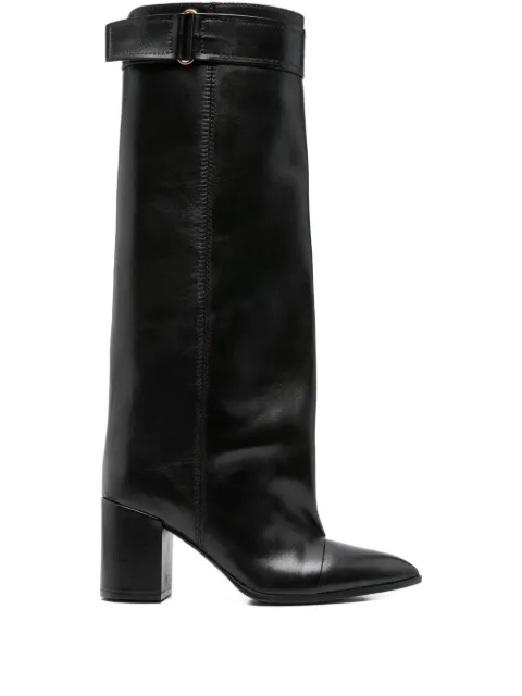 Lella Baldi buckle-strap knee-high boots