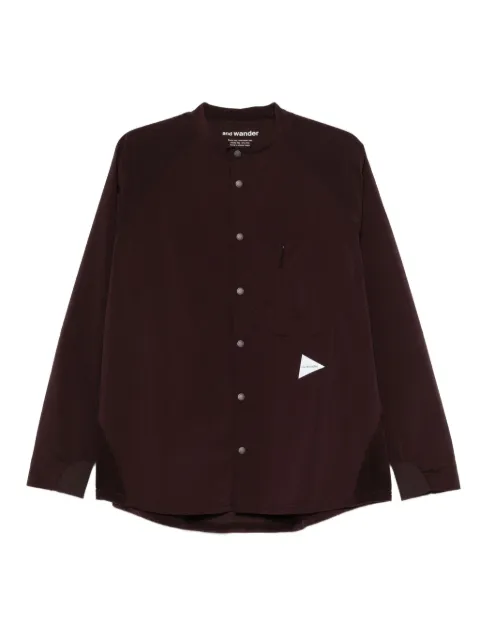 and Wander camisa con paneles