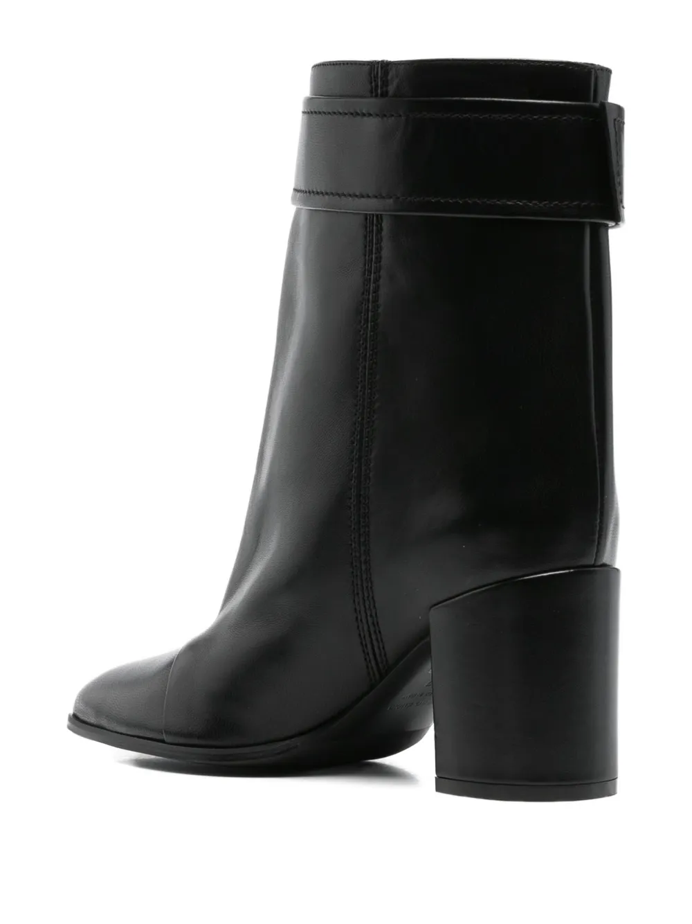 Lella Baldi Buckled Ankle Boots In Black