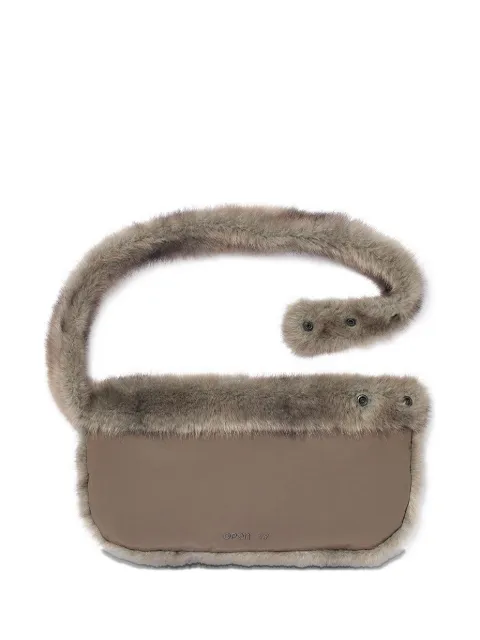 Open YY furry pocket belt bag