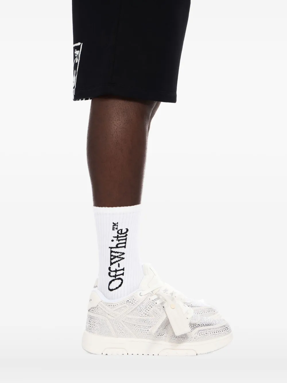 Off-White Out Of Office Strass sneakers Wit