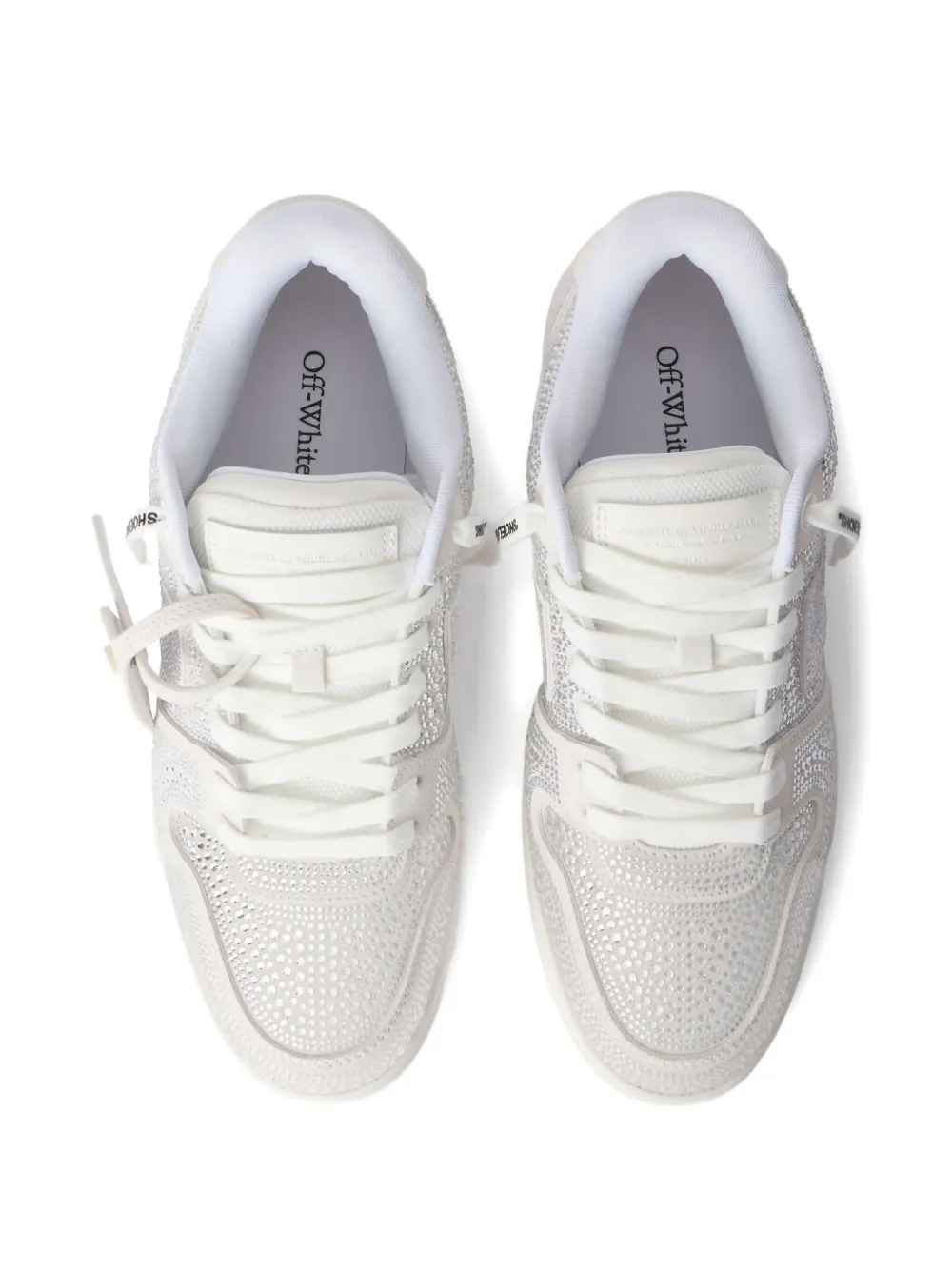 Off-White Out Of Office Strass sneakers Wit