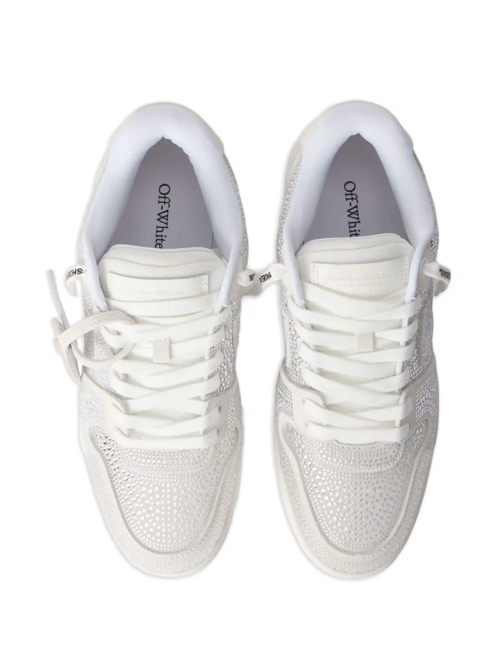 Off-White Out Of Office Strass sneakers Wit