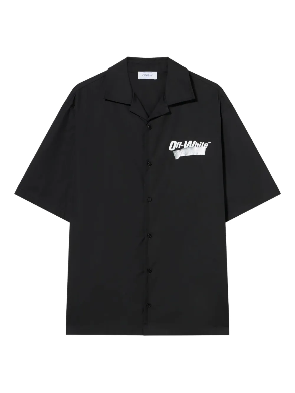 Off-White camisa bowling Tape | negro | Image 1