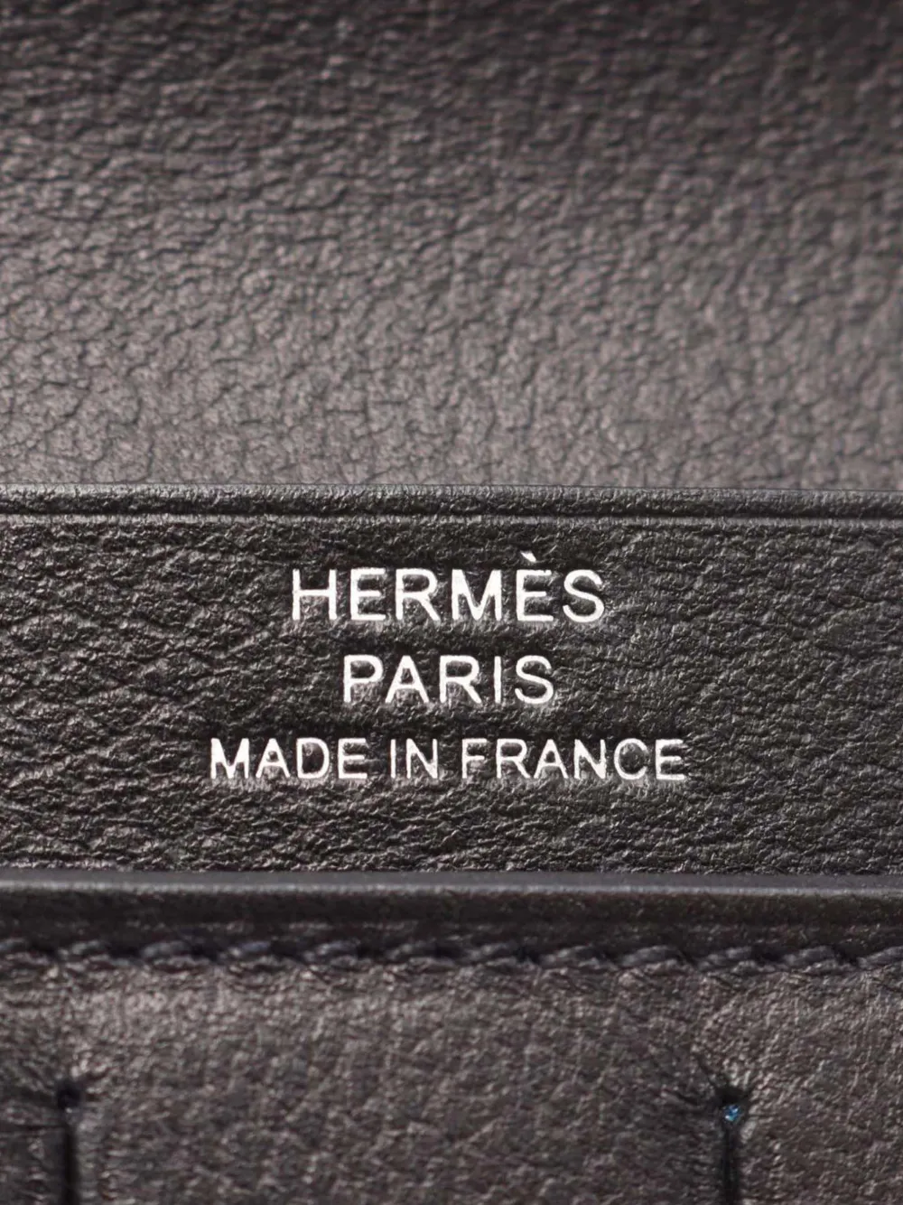 Pre-owned Hermes 2024 Leather Citizen Twill Wallet Long Wallets In Black