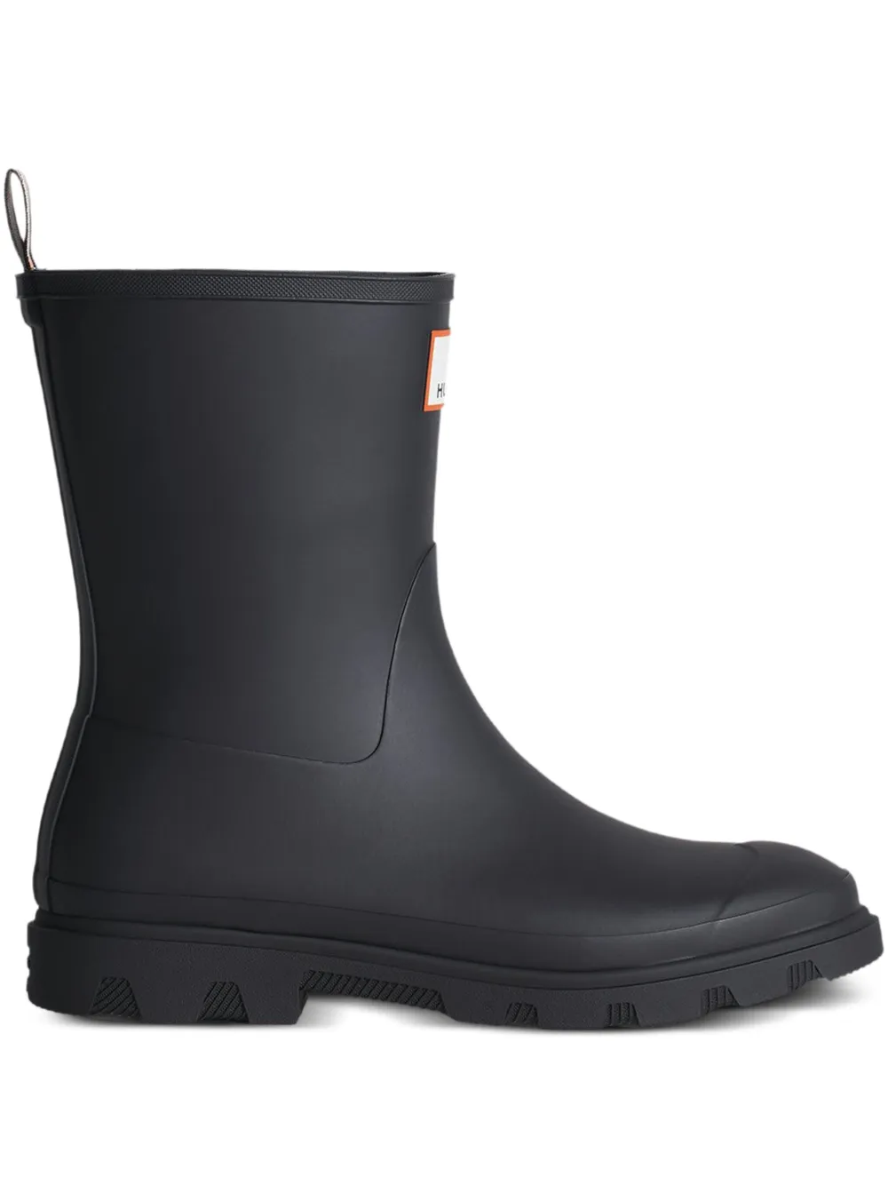 Maison Kitsuné x Hunter Downpour korte regenlaarzen Zwart